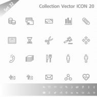 Collection icons Gray Set 32