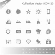 Collection icons Gray Set 27