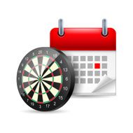 Darts and calendar