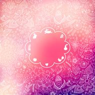 Vector Valentine&#039;s Day background Blurred template holiday In N2