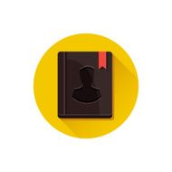 Vector Address Book Icon