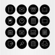 vector office icons N2