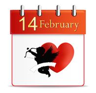 valentines day calendar date february N2