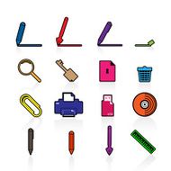 Office icon set N16