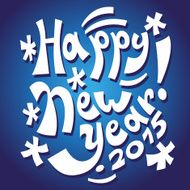 Happy New Year - lettering