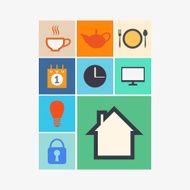 home icons set