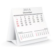 December 2014 - calendar N2