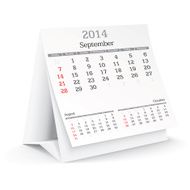 September 2014 - calendar N2