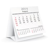August 2014 - calendar N2