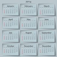 2014 Calendar N7