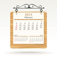 February 2014 - calendar N3