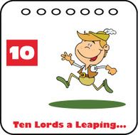 Twelve Days Of Christmas Calendar 10