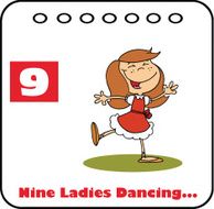 Twelve Days Of Christmas Calendar 9