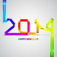 New 2014 year greeting card N3