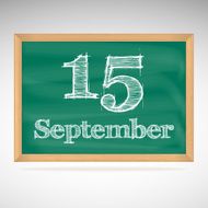 September 15 day calendar school board date