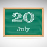 July 20 day calendar school board date
