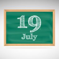 July 19 day calendar school board date