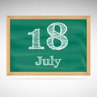 July 18 day calendar school board date