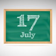 July 17 day calendar school board date