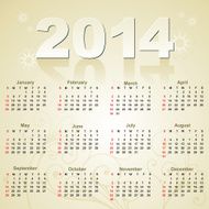 Calendar Happy New Year