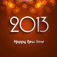 New year stylish 2013 bright colorful fantastic vector design