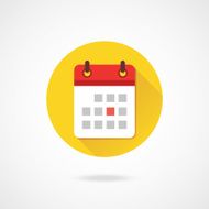 Vector calendar icon N16