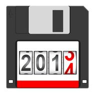 Old floppy disc f