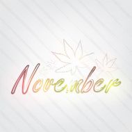 November Typography