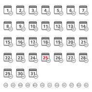 calendar icons N39