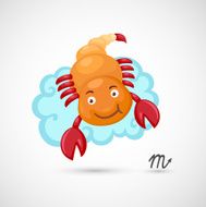 Zodiac signs - scorpio Illustration