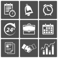 Business Time icons