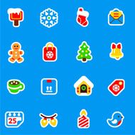 set of christmas icons N2