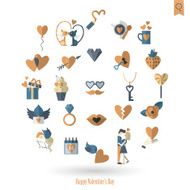 Happy Valentines Day Icons N225