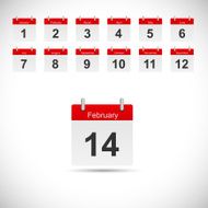 Calendar Icon Illustration