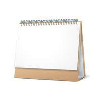 standing blank calendar N12