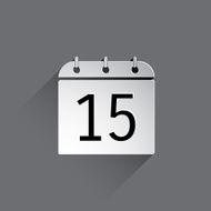 Flat Calendar Icon N34
