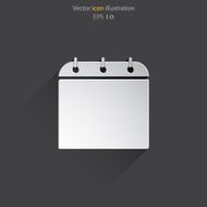 Vector calendar organizer web icon N11