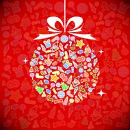 Vector illustration for christmas card