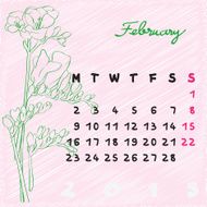 February 2015 flowers