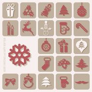 Christmas icons set N53
