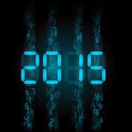 Digital 2015 numerals N2