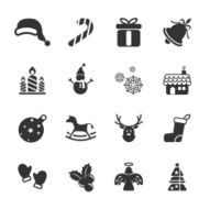 christmas icon set vector eps10