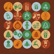 Christmas icons set N58