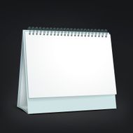 standing blank calendar N15