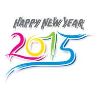 creative happy new year 2015 design N6