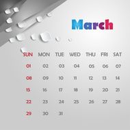 Calendar Design - March N2