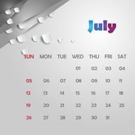 Calendar Design - July