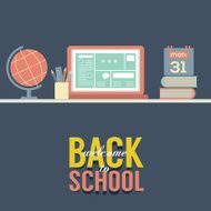Back to School Concept Vector Illustration
