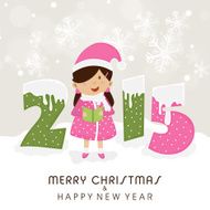Celebration of Merry Christmas and New Year