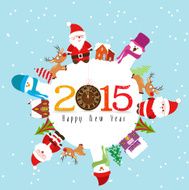 happy new year and merry christmas